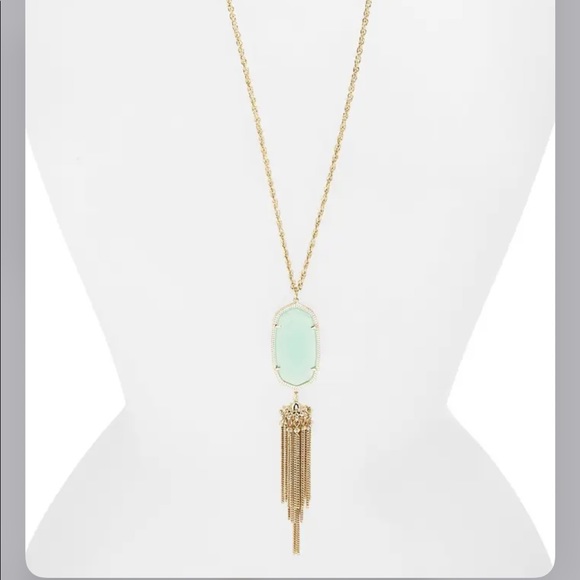 Kendra Scott Rayne Stone Tassel Necklace - Picture 15 of 16
